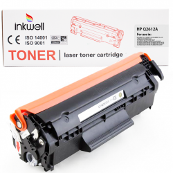 HP Q2612A (12A) LaserJet 1018 Muadil Toner - Thumbnail