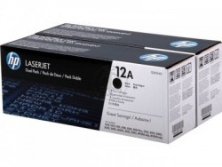 HP - HP Q2612AD (12A) ORJİNAL SİYAH TONER İKİLİ PAKET