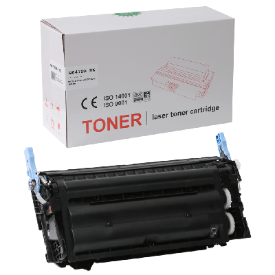 HP Q6470A (501A) Siyah Muadil Toner - 1