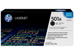 HP - HP Q6470A (501A) Siyah Orijinal Toner