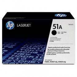 HP Q7551A (51A) Siyah Orijinal Toner - 1