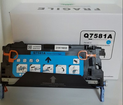 HP Q7581A (503A) MAVİ Muadil Toner