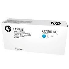 HP Q7581AC MAVİ ORİJİNAL TONER - HP