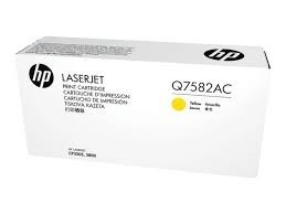 HP Q7582AC SARI ORİJİNAL TONER - 1
