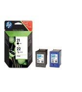 HP - HP SD367A Siyah/Renkli Mürekkep Kartuş (21+22)