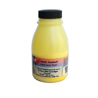 HP STATİC CONTROL RENKLİ TONER TOZU SARI 100GR - 1