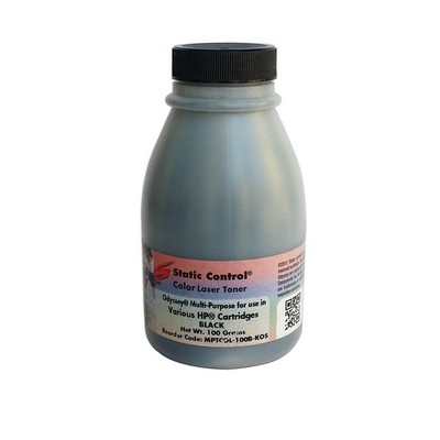 HP STATİC CONTROL RENKLİ TONER TOZU SİYAH 100GR - 1