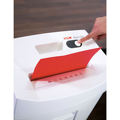 HSM Pure 220 Evrak İmha Makinesi 3,9 mm Şerit Kesim 25 Litre - 3
