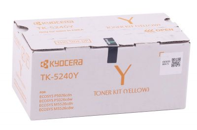 Kyocera Mita TK-5240 Orjinal Sarı Toner M5026-M5526 MC-3326 - 1