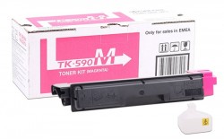 Kyocera - Kyocera Mita TK-590 Orjinal Kırmızı Toner