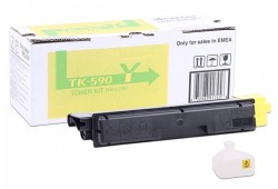 Kyocera - Kyocera Mita TK-590 Orjinal Sarı Toner