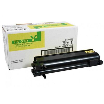 Kyocera TK-570Y Sarı Orijinal Toner - 1