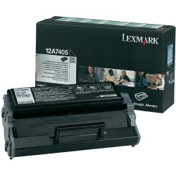 Lexmark - LEXMARK E321, E323 (12A7405) ORJİNAL SİYAH TONER YÜK. KAP.
