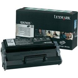 LEXMARK E321, E323 (12A7405) ORJİNAL SİYAH TONER YÜK. KAP.