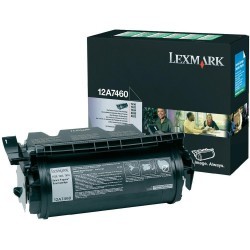 Lexmark - LEXMARK T630 (12A7460) ORJİNAL SİYAH TONER