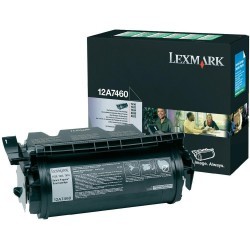 LEXMARK T630 (12A7460) ORJİNAL SİYAH TONER - Lexmark