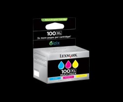 Lexmark - Lexmark 14N0850 100XL Renkli (CMY) Yüksek Kapasite