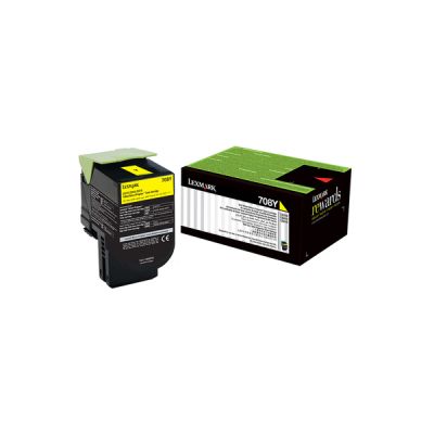 LEXMARK CS310-CS410-CS510 (70C80Y0) ORJİNAL SARI TONER 1000 SAYFA