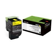 LEXMARK CX310-CX410-CX510 (80C80Y0) ORJİNAL SARI TONER 1000 SAYFA - Lexmark
