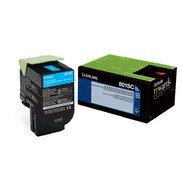 LEXMARK CX310-CX410-CX510 (80C8SC0) ORJİNAL MAVİ TONER 2000 SAYFA - Lexmark