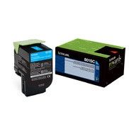 LEXMARK CX310-CX410-CX510 (80C8SC0) ORJİNAL MAVİ TONER 2000 SAYFA - 1