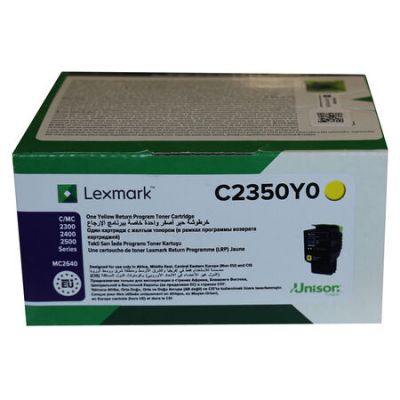 Lexmark C2425 Sarı Orjinal Toner C2350Y0