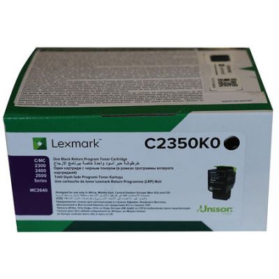 Lexmark C2425 Siyah Orjinal Toner C2350K0 - 1