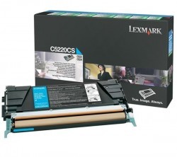 Lexmark - LEXMARK C5220CS ORJİNAL MAVİ TONER