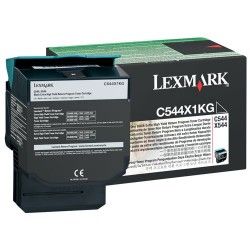 LEXMARK C544 (C544X1KG) ORJİNAL SİYAH YÜKSEK KAPASİTELİ TONER - 1