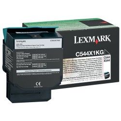 LEXMARK C544 (C544X1KG) ORJİNAL SİYAH YÜKSEK KAPASİTELİ TONER