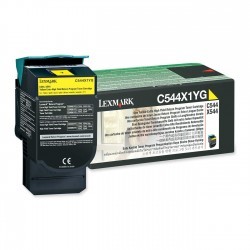 Lexmark - LEXMARK C544 (C544X1YG) ORJİNAL SARI YÜKSEK KAPASİTELİ TONER