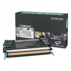 Lexmark - LEXMARK C73X-X73X (C736H1KG) ORJİNAL SİYAH TONER