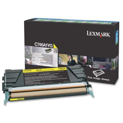 Lexmark C746 Sarı Orjinal Toner C746A1YG