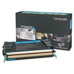 LEXMARK C748 (C748H1CG) ORJINAL MAVİ TONER YÜK. KAP. - 1