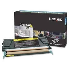 Lexmark - LEXMARK C748 (C748H1YG) ORJINAL SARI TONER YÜK. KAP.