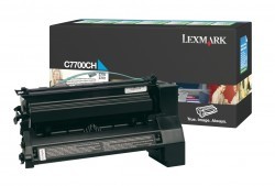 Lexmark - LEXMARK C770-C772 (C7700CH) ORJINAL MAVİ TONER YÜK. KAP.