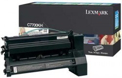 Lexmark - LEXMARK C770-C772 (C7700KH) ORJINAL SİYAH TONER YÜK. KAP.