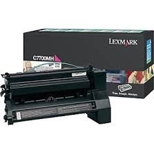 Lexmark - LEXMARK C770-C772 (C7700MH) ORJINAL KIRMIZI TONER YÜK. KAP.