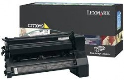 Lexmark - LEXMARK C770-C772 (C7700YS) ORJINAL SARI TONER STD.