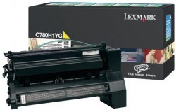 Lexmark - LEXMARK C780-C782 (C780H1YG) ORJİNAL YÜK. KAP. SARI TONER