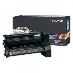 LEXMARK C782 (C782X1YG) ORJİNAL EKSTRA YÜK. KAP. SARI TONER - 1