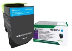Lexmark CS417-71B5HC0 Mavi Orjinal Toner Yüksek Kapasiteli - Lexmark