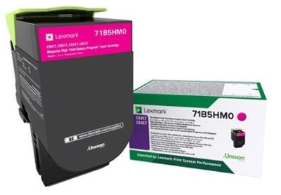 Lexmark CS417-71B5HM0 Kırmızı Orjinal Toner Yüksek Kapasiteli - 1