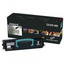 Lexmark - Lexmark X340A31E Siyah Orjinal Toner