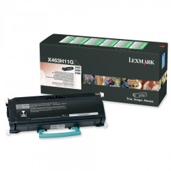 LEXMARK X463 (X463H11G) ORJİNAL SİYAH TONER 9000 SAYFA - Lexmark