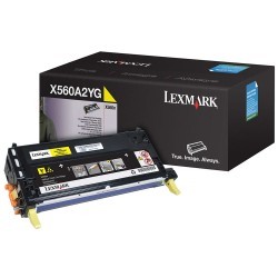 Lexmark - LEXMARK X560A2YG ORJİNAL SARI TONER 4000 SAYFA