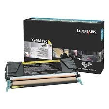 Lexmark - LEXMARK X746-X748 (X746A1YG) ORJİNAL SARI TONER