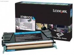 Lexmark - LEXMARK X748 (X748H1CG) ORJİNAL MAVİ TONER YÜK. KAP.