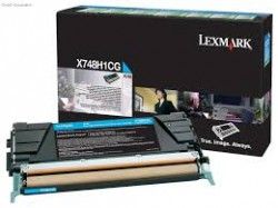 LEXMARK X748 (X748H1CG) ORJİNAL MAVİ TONER YÜK. KAP.