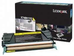 LEXMARK X748 (X748H1YG) ORJİNAL SARI TONER 10K - 1